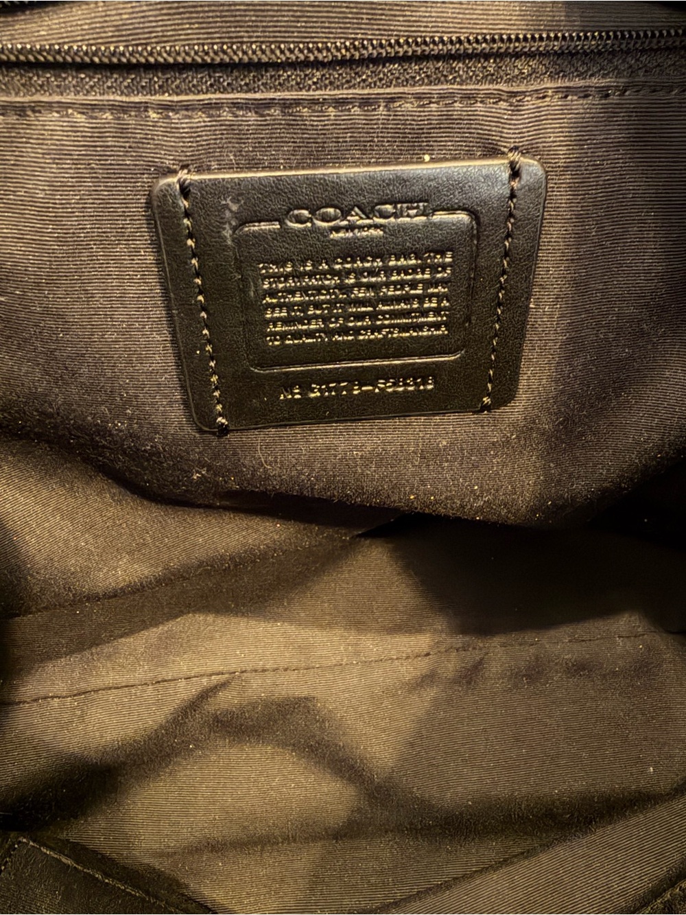 Classic Brown Black Tote Bag Gold Hardware Like New $298 - Picture 8 of 12